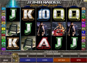 Play Tomp Raider Secret of the Sword Slots